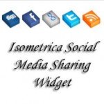 Add isometric Social Profile widget to Blogger and wordpress